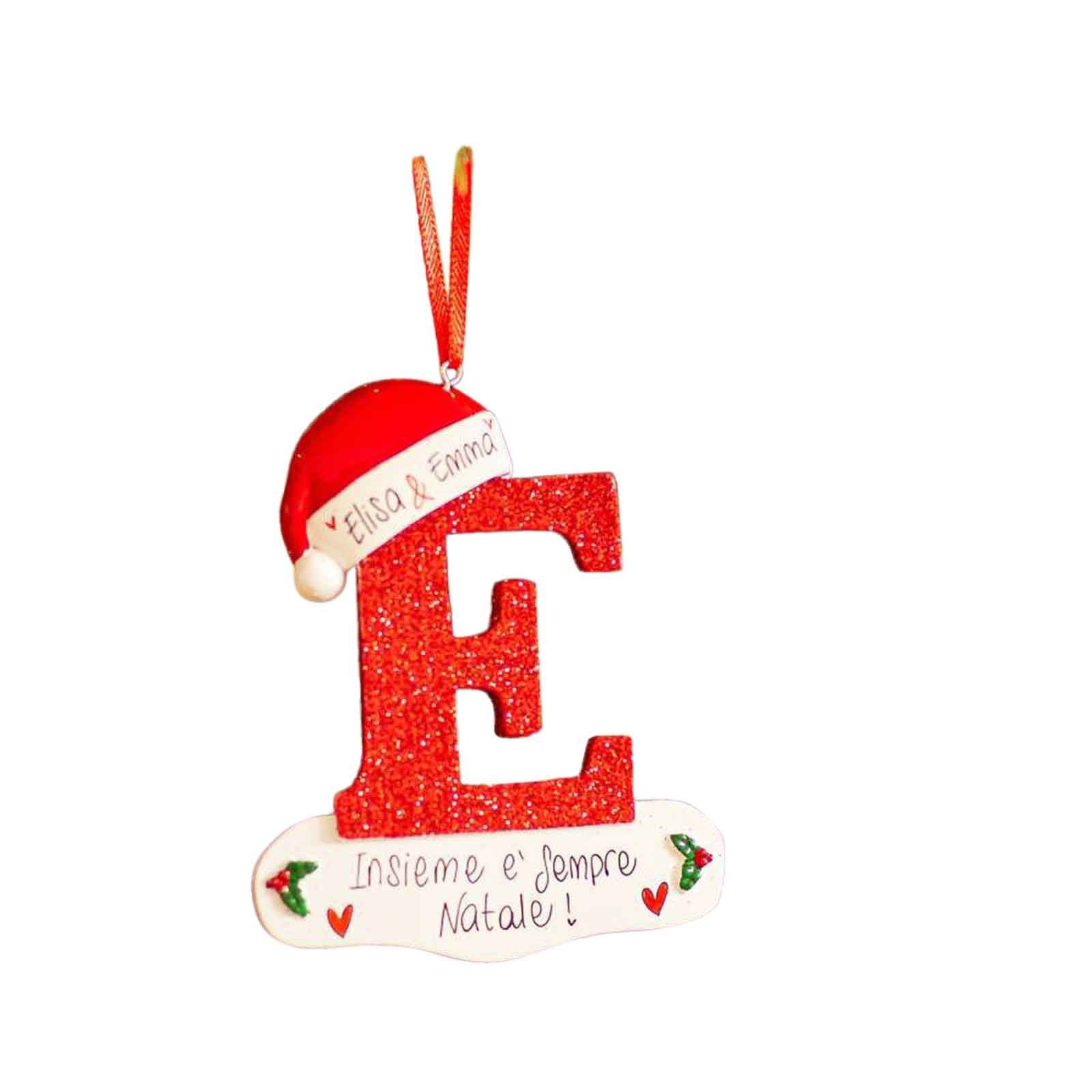 2023 personalizado DIY nombre decoración de Navidad colgante de madera letra colgante de Navidad colgante ornamento image 5