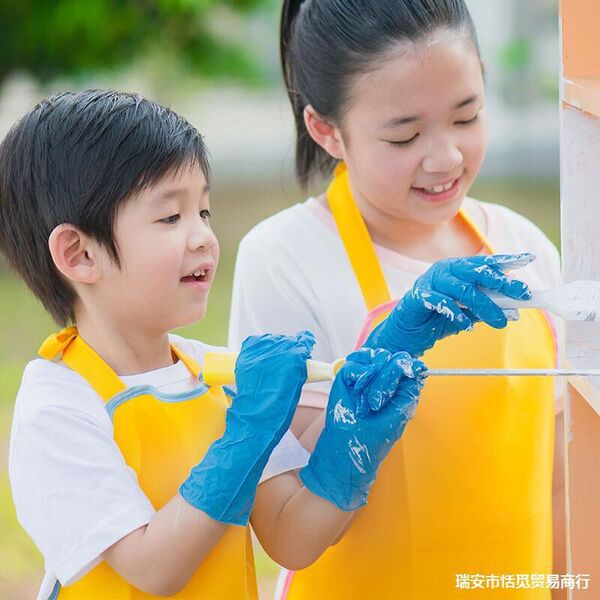 Children's small disposable acid-base gloves