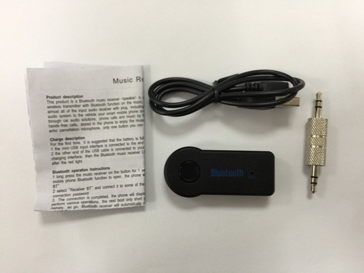 Bluetooth Receiver 3.5mm Wireless Car Bluetooth Adapter Aux Car Bluetooth Audio Receiver Converter