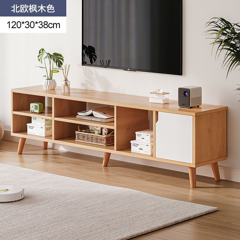 クリームスタイルの吊り下げテレビキャビネットモダンでシンプルな小さなリビングルーム吊り下げ壁掛けテレビ壁コーヒーテーブルの組み合わせ|undefined