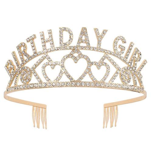 European and American rhinestone BIRTHDAY QUEEN GIRL Queen Princess Love Birthday Crown Party Supplies Wholesale