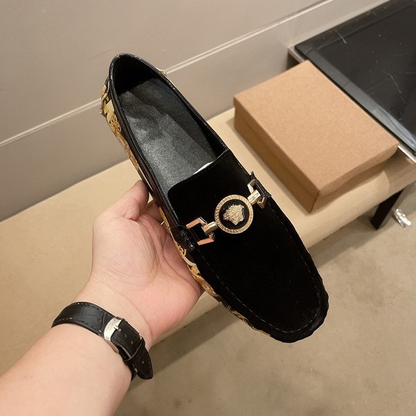 2025 nuevos zapatos transfronterizos Bean para hombres, zapatos de cuero genuinos, zapatos de cuero casuales, zapatos de hombre