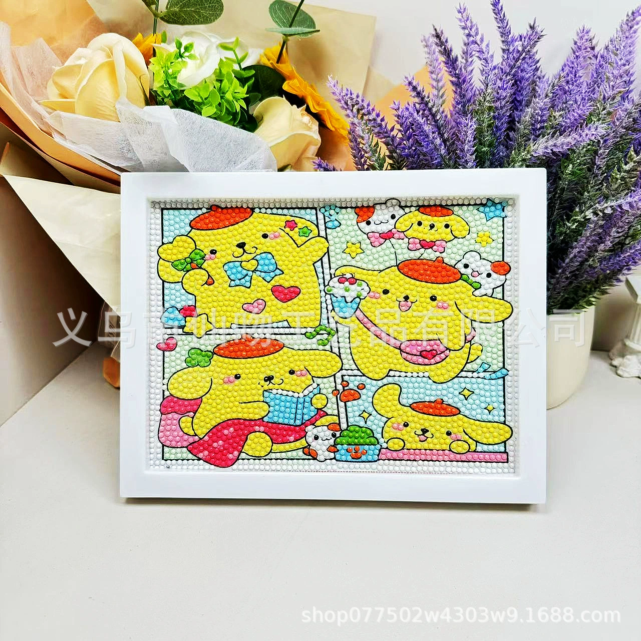 Набор для алмазной живописи Sanrio Kuromi, 17×22 см пластиковая рамка, набор для творчества DIY для детей