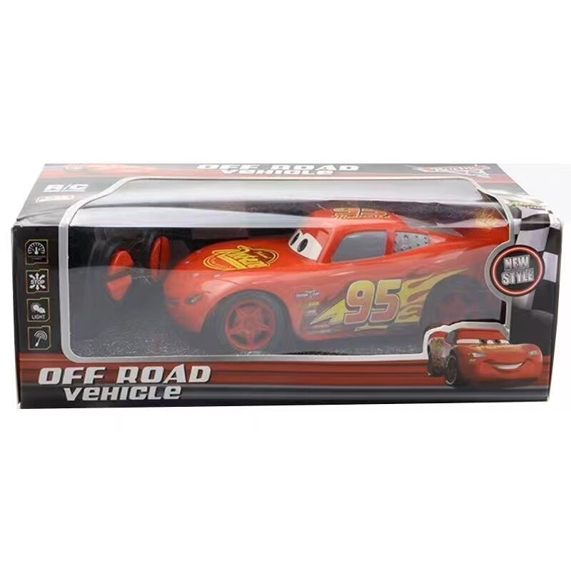 Cross-Border Remote Control Racing Car Toy Lightning Mcqueen Car Model Remote Control Car Boy New Export Wholesale