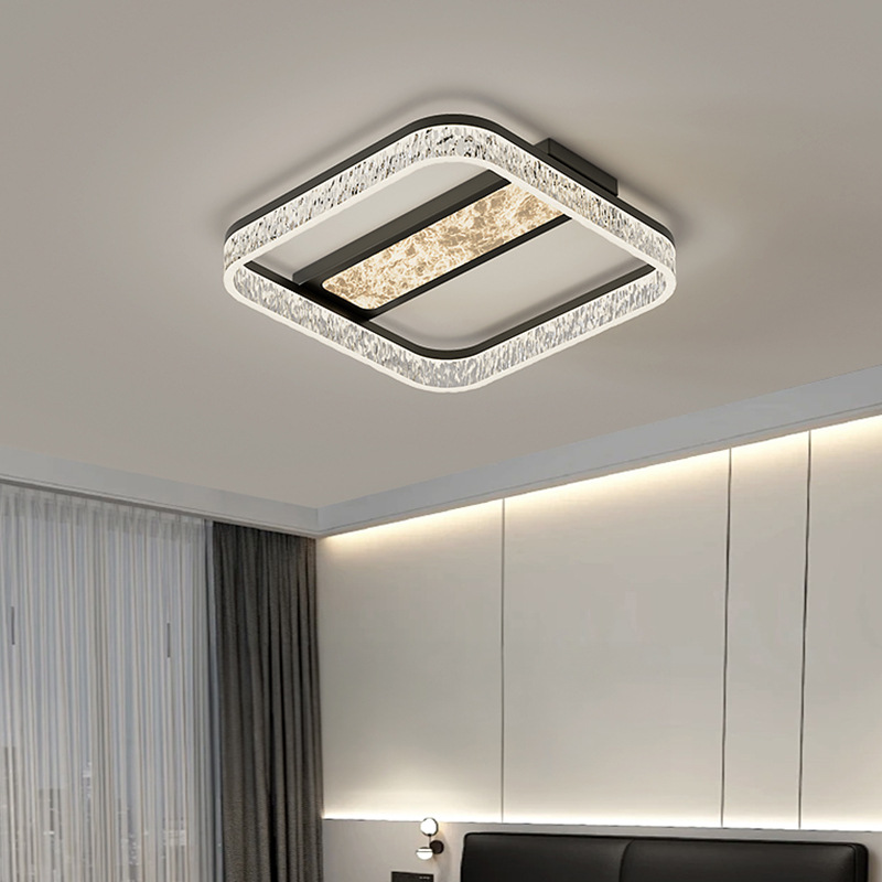 Italiano rectangular nube minimalista sala de estar lámpara de techo nuevo paquete de toda la casa moderna simple atmósfera luces de alto nivel