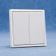 Large plate Z series European gauge wall switch socket two opening single control double control switch panel European standard concealed switch