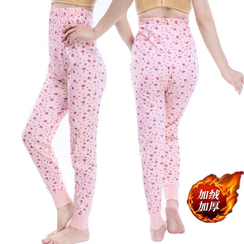 Women's winter warm thermal leggings, suitable for middle-aged and elderly women, autumn and winter clothing, thick cotton-lined leggings, outdoor market warm underwear for women