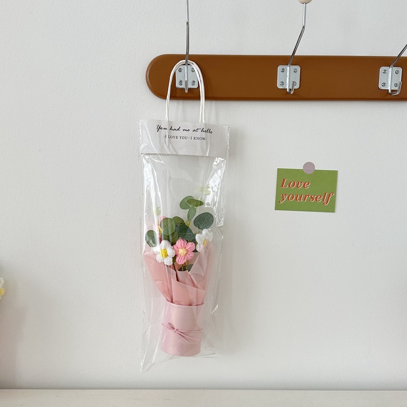 핑크 퍼프 5개(핸드백 포함)