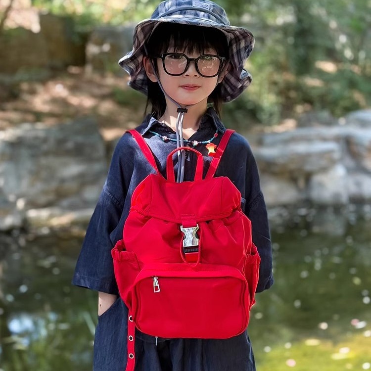 Mochila infantil coreana, mochila de viaje de nylon casual, moda, mochila de jardín de infantes para niños y niñas