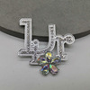 Brand earrings stainless steel, accessory, European style, Chanel style, internet celebrity
