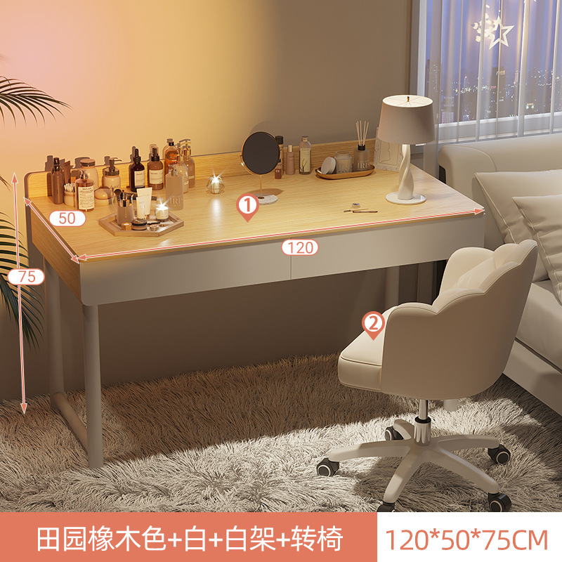 Mesa de maquillaje simple dormitorio de niñas hogar blanco comedor de vestir ins viento simple alquiler de escritorio de computadora