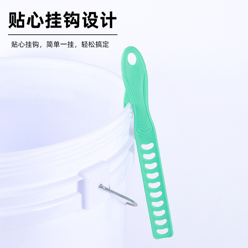 Mezclador de pintura al por mayor herramientas de mezcla de recubrimiento de plástico mezclador manual varilla de mezcla de pintura de látex grande, mediana y pequeña