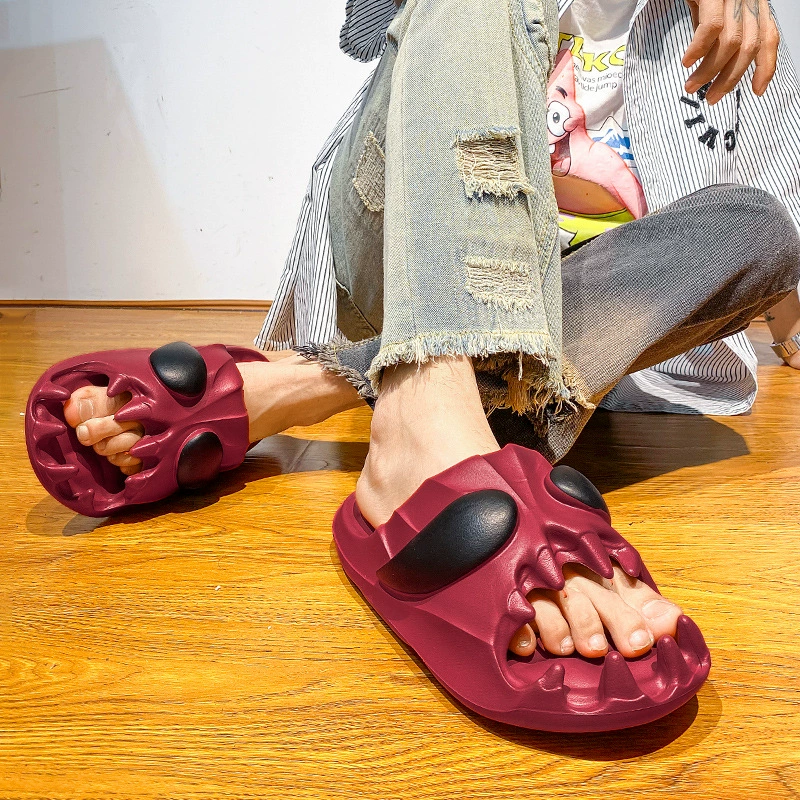 Смешной яд домашний буксир для мужчин и женщин может носить чувство фекалий мягкое EVA резиновые пластиковые парные тапочки оптом трансграничной электронной коммерции