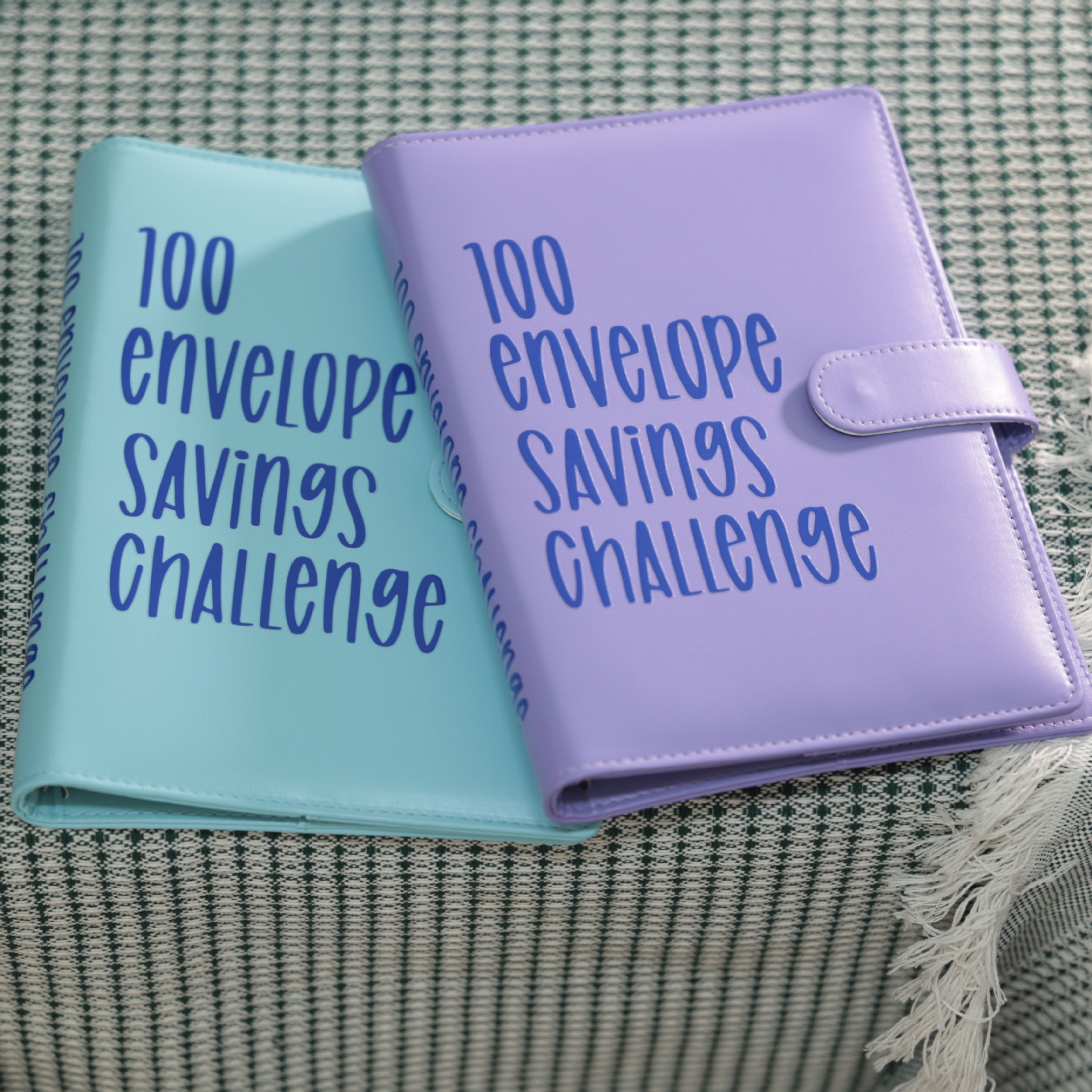 100 sobre desafío Binder100 sobres guardar desafío A5 cubierta de la carpeta