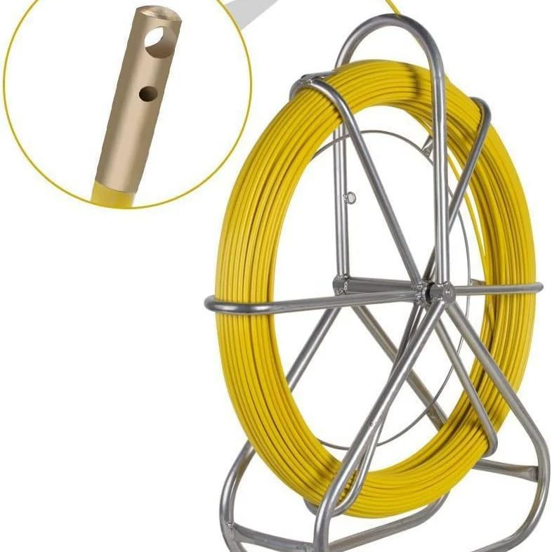 Рыболовная лента с фиберглассом 6 мм 656 футов, рыболовная лента для труб, съемник рыболовной ленты из фибергласса.