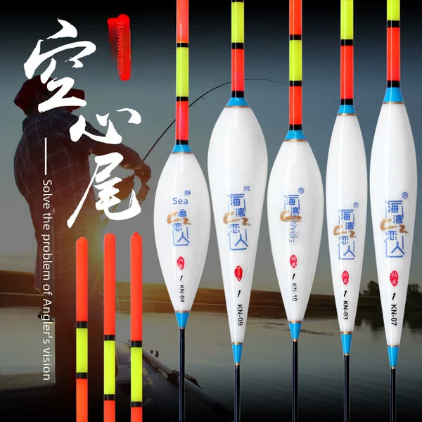 Factory Nano Hollow Tail Float Elderly Float Myopia Eye-catching Thick Tail Fish Float Deep Water Remote Float Fishing Gear