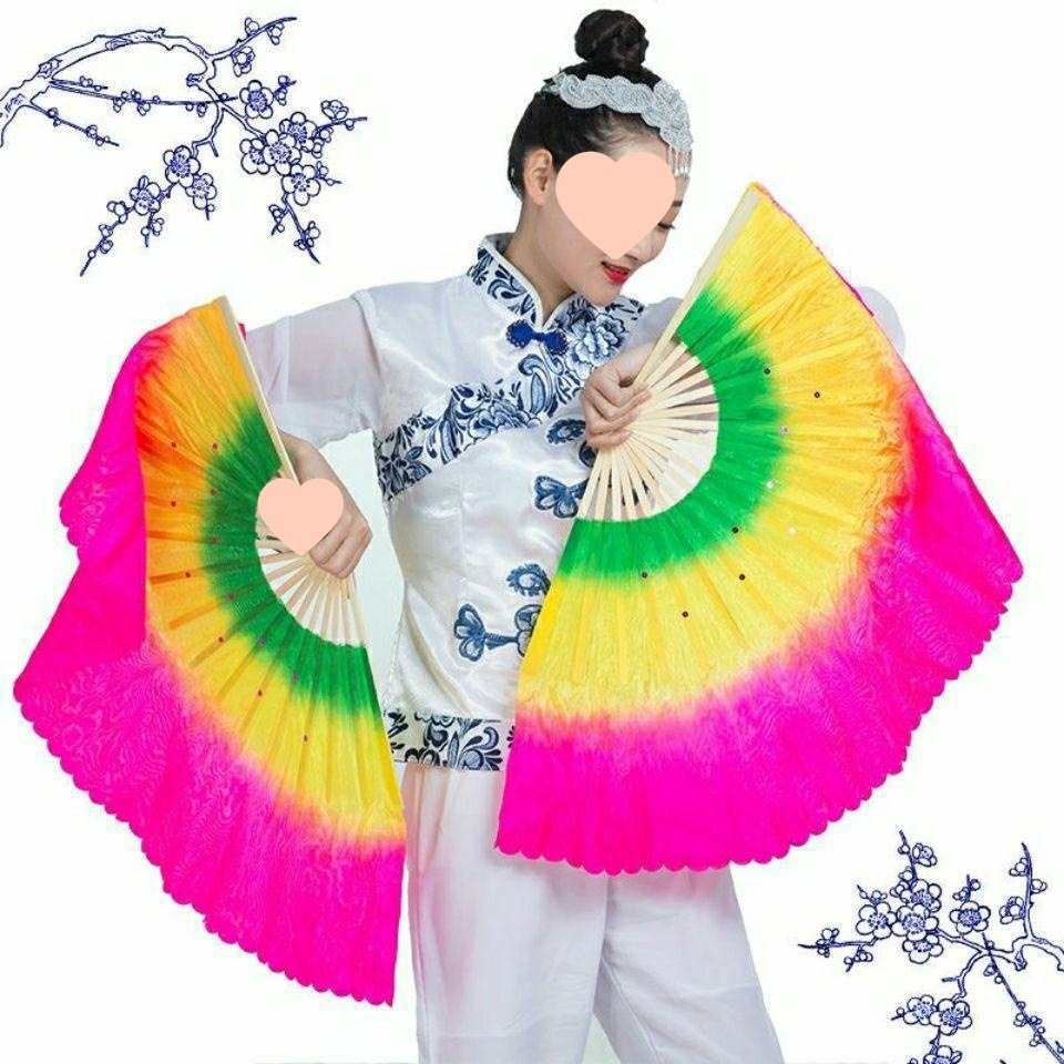 舞蹈扇【左右手一对装】18骨成人舞蹈扇跳舞扇广场舞扇扭秧歌扇