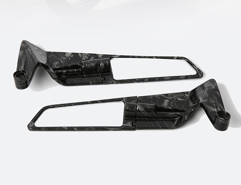 Cross-Border Motorcycle Small Fixed Wing Modification Accessories Reflector Adjustable Street Running Imitation Racing Aluminum Alloy Rearview Mirror