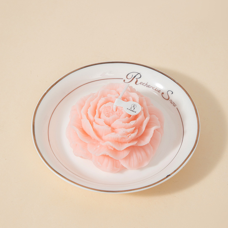 Caja de regalo de vela de flor de plátum de fragancia regalo de mano regalo creativo para amantes modelado adornos de cera de banda magnética