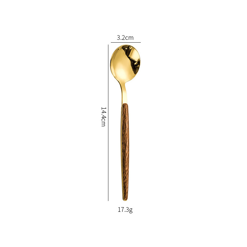 Juego de Cuchillos, Tenedores y Cucharas de 4 y 5 Piezas, Acero Inoxidable 430, Pulido Espejo, para Regalos de Negocios