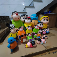 胖虎摆件手办桌面摆件办公桌家居客厅玄关装饰品摆件呆萌家居装饰