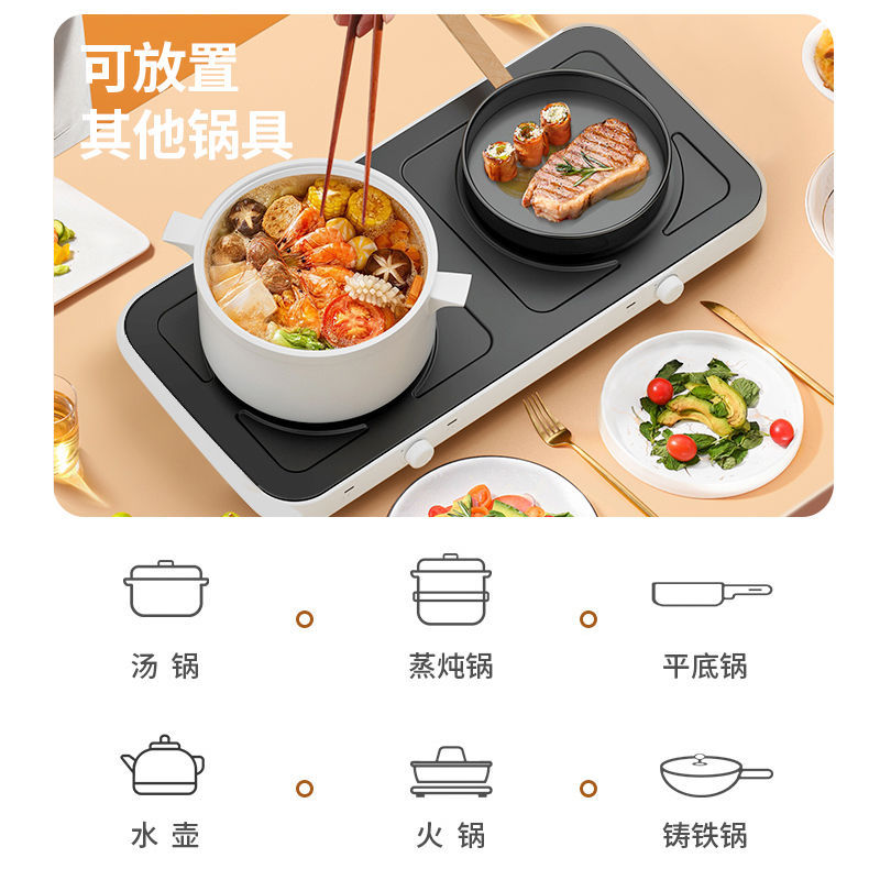 電烤盤家用多功能聚嗨電燒烤爐無煙一體料理鍋韓式COYA室內烤肉盤