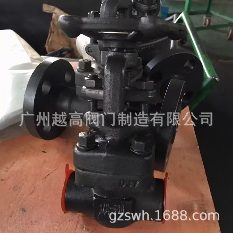 F304/F316L/F321/F11/A105不锈钢锻钢锻打焊接法兰闸阀截止阀