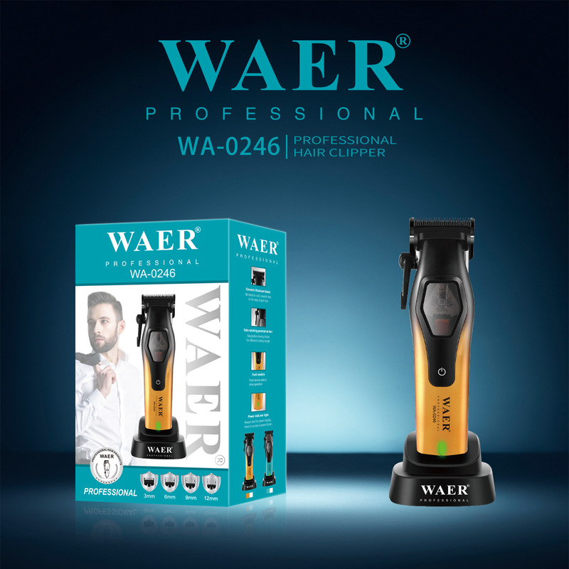 WAER 国境を越えた新しい電気バリカン電気バリカンオイルヘッド彫刻ヘアサロン特別なバリカン工場直販卸売モデル|undefined