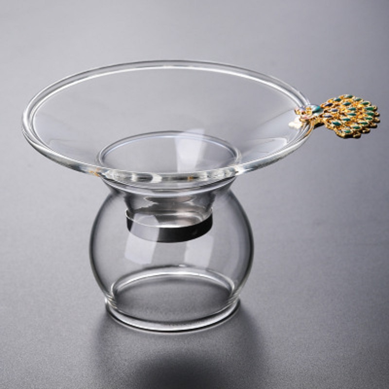 Fábrica creativa Baicai Filtro de vidrio de borosilicato red colador de Té fabricante de té Kung Fu juego de té Accesorios
