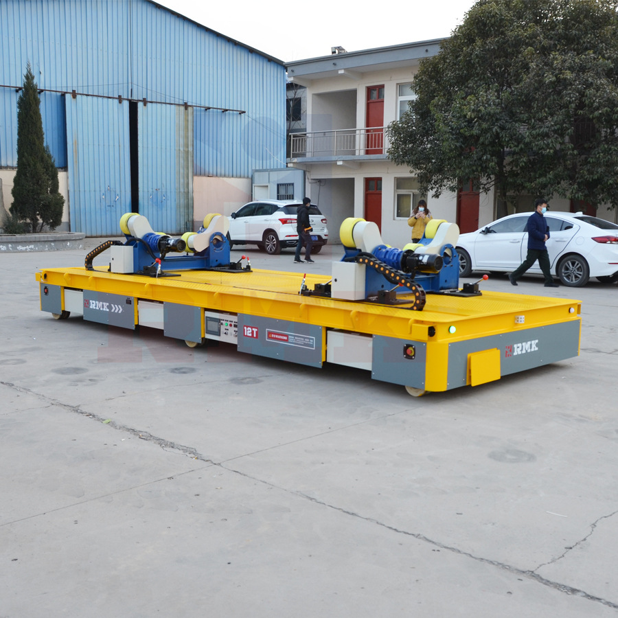 液压升降无轨电动地爬车模具搬运无线遥控台车无轨转运不锈钢台车