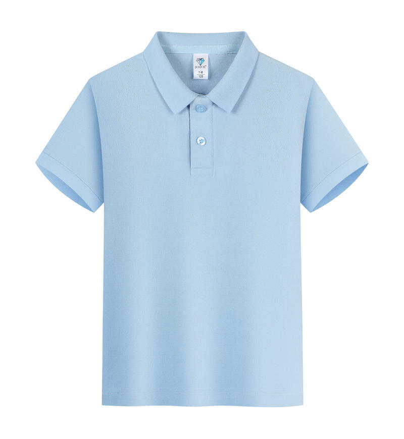 Trajes de trabajo de maestros de estudiantes personalizados con solapa para niños polo camiseta teñida cuello de manga corta ropa de clase impresa personalizada