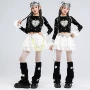 爱心露脐女童走秀舞蹈服