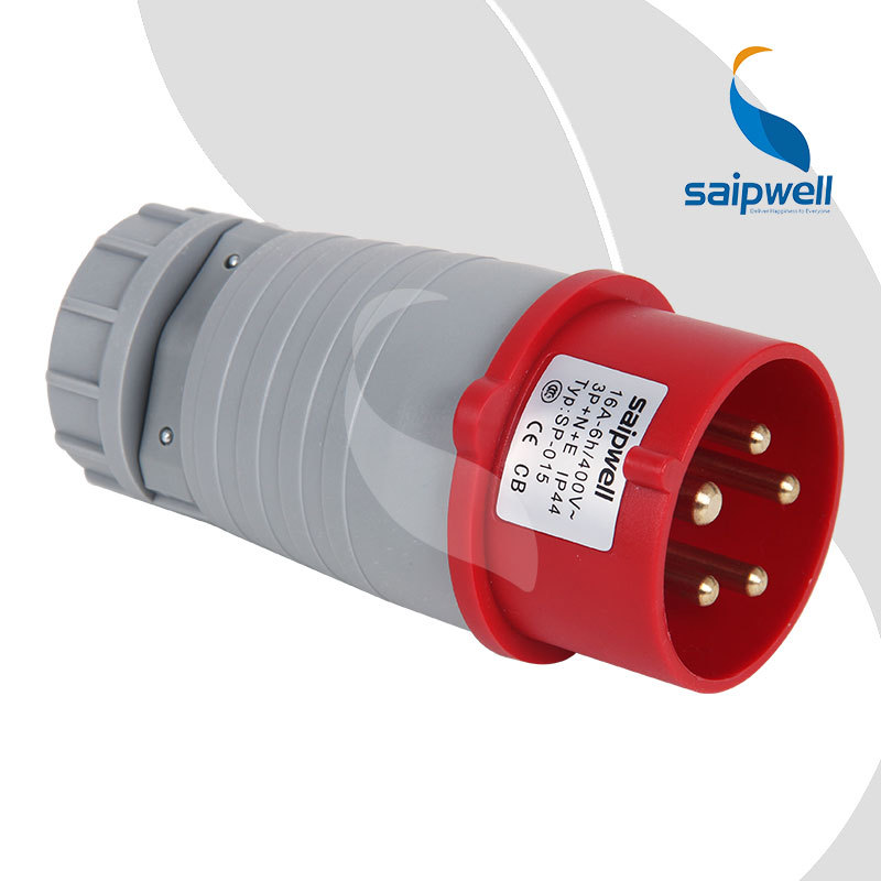 一件代发 5孔16A插头 AP-015工业连接插头 对接公母插头插座
