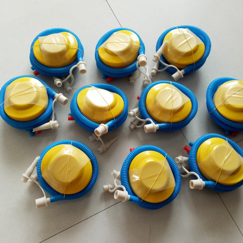 Plastic air pump wholesale from manufacturer, air inflation toy pump, foot pump, four-inch foot pump