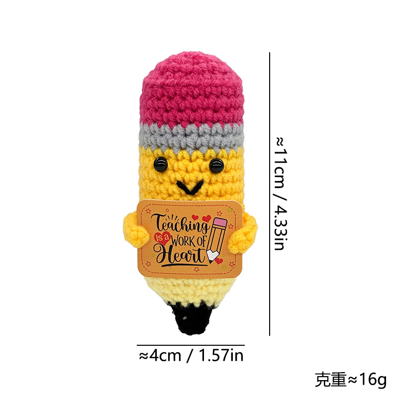 Muñeco Tejido a Mano de Felpa Decorativo para Escritorio y Regalo image 88