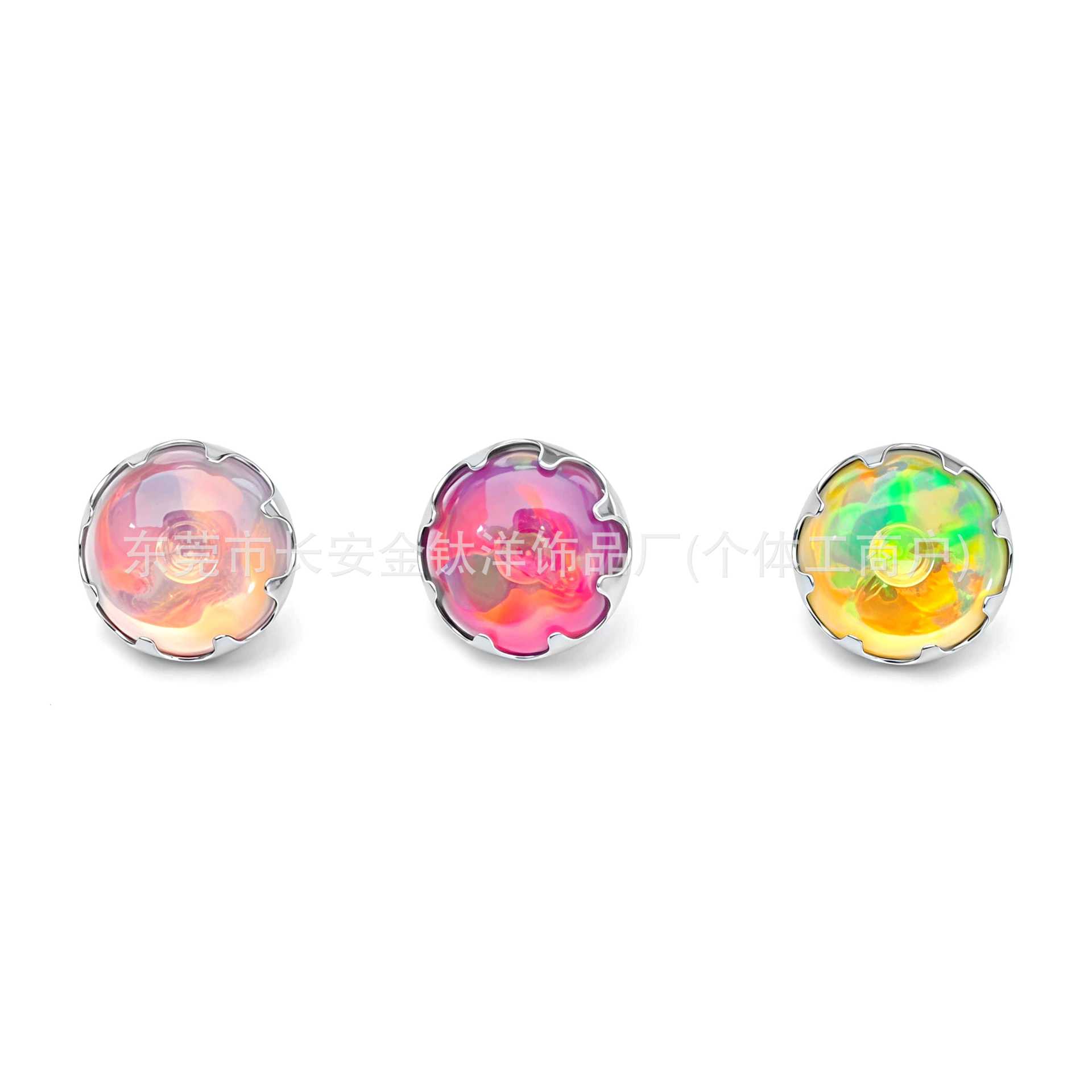 Pointed titanium steel lip stud product view