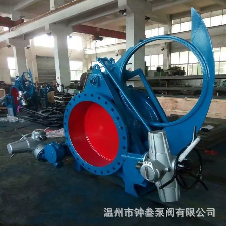 F943X-2.5C 电动扇形盲板阀 F943X 电动推杆式扇形盲板阀 DN300