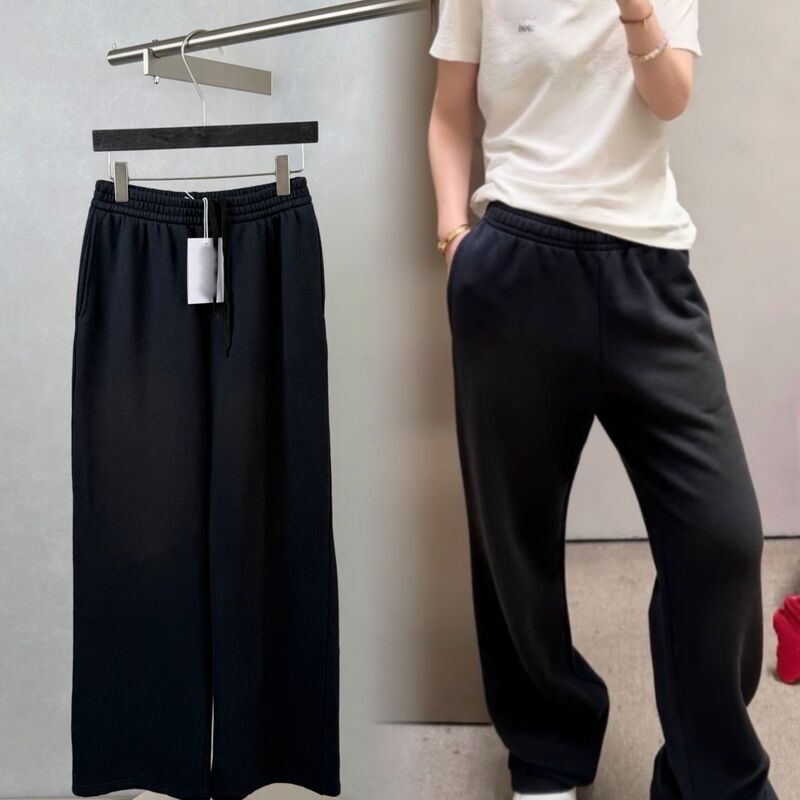 High-Quality Ac Brand New 1996 Style Back Pocket Printed Washed Black Sweatpants Unisex Celebrity Style Trendy Brand High-Quality Ac Brand New 1996 Style Back Pocket Printed Washed Black Sweatpants Unisex Celebrity Style Trendy Brand
