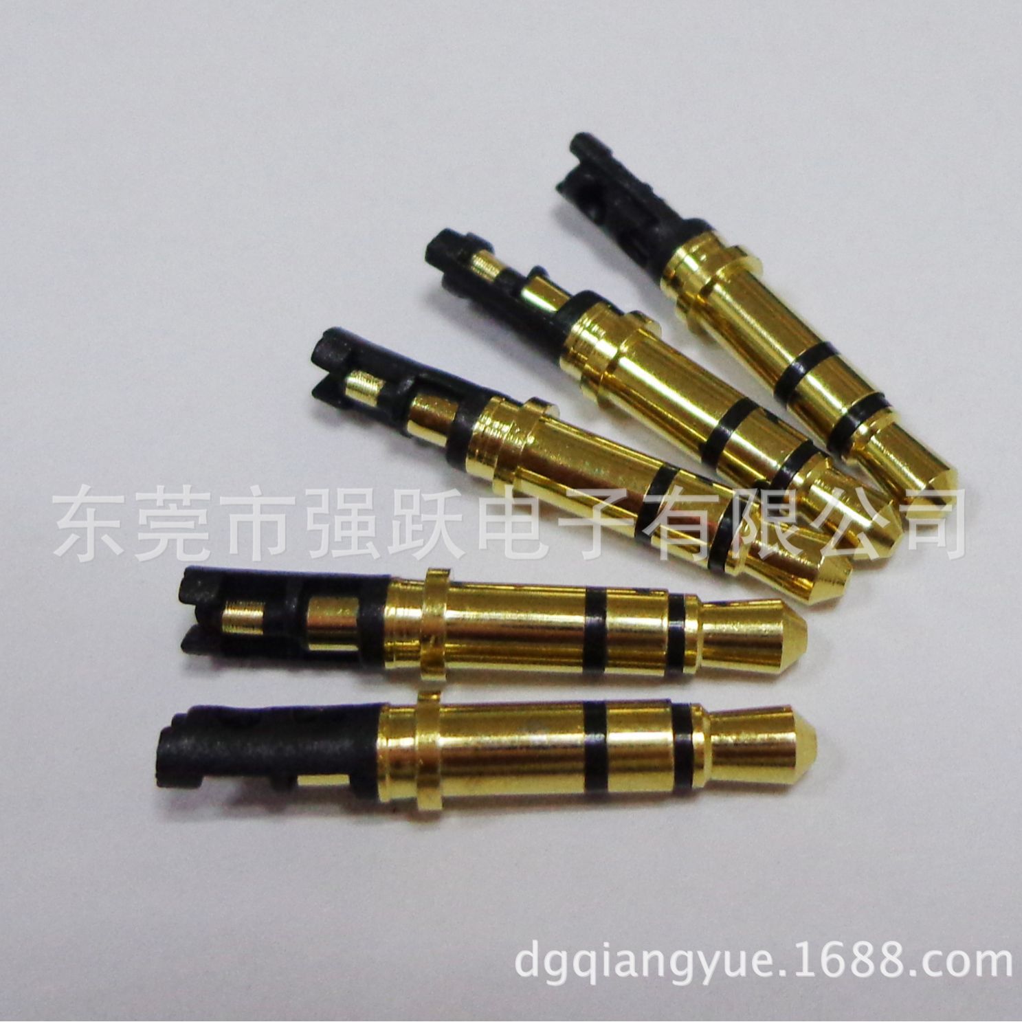 耳机插头3.5立体镀金 3.5立体声三极4.5盘6.0入耳式线材插拔插针