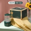 Jx06 [Gift Box Ink Green] Single pot+base