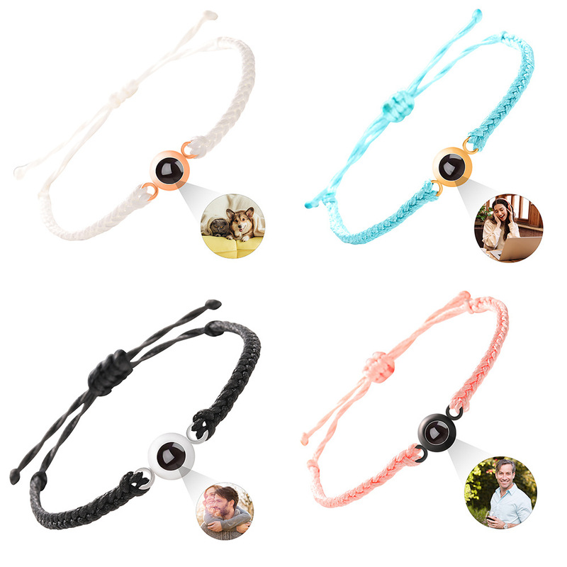 Cross-border foreign trade new 100 languages I love you nano projection bracelet photo customization color picture Photo Bracelet Cross-border foreign trade new 100 languages I love you nano projection bracelet photo customization color picture Photo Bracelet