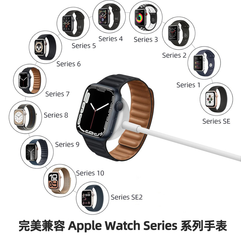 Apple Watch充電器iwatch磁気充電ケーブルUSB/Cインターフェース全範囲ワイヤレス充電に適しています。|undefined