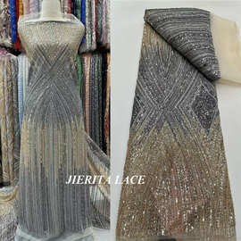 Very high quality bead lace时尚新款重工珠子蕾丝面料 big lace