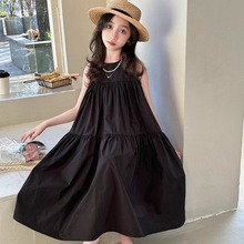 女童连衣裙夏款背心裙2025夏季新款儿童装洋气裙子夏装小女孩长裙