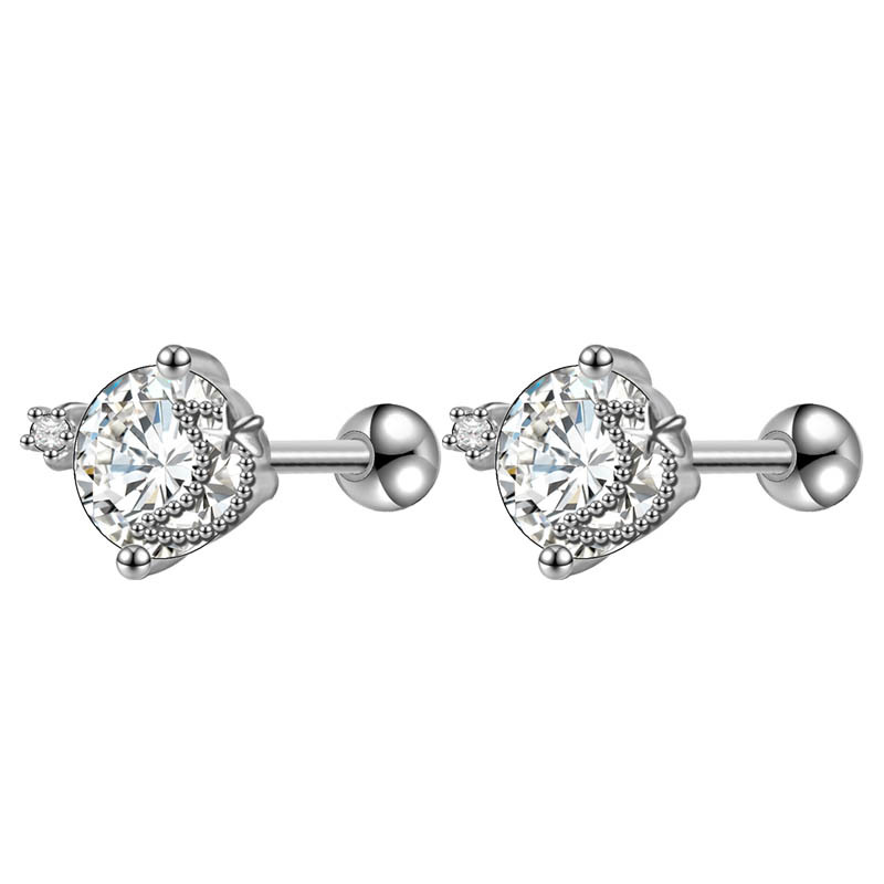 2022 New High-Grade Ear Bone Stud Micro-Set Earrings Ins Internet Celebrity Versatile Exquisite Earrings Wholesale detail image 10