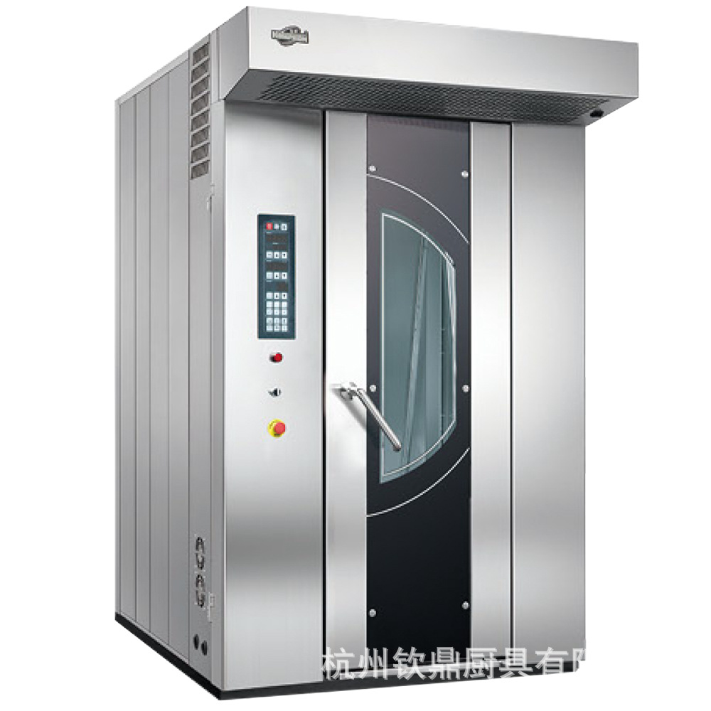 泓锋热风旋转炉商用32盘电力燃气柴油旋转烤炉烘焙面包月饼大烤箱