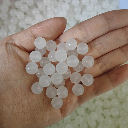 Bodhi beads loose beads 20 imitation jade beads glass beads handmade diy bracelet necklace bracelet accessories material trendy