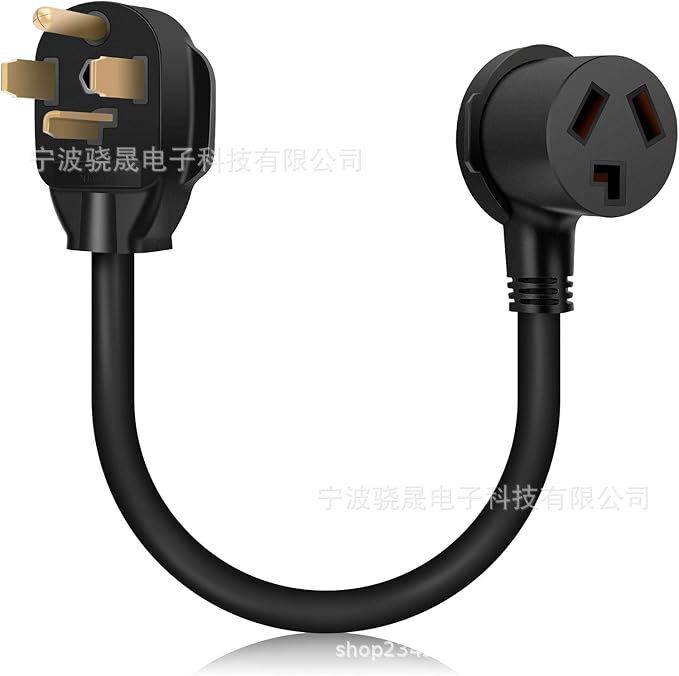 Dryer Adapter 3 to 4 Pin Dryer Plug Adapter 4 Flat Dryer Socket Adapter
