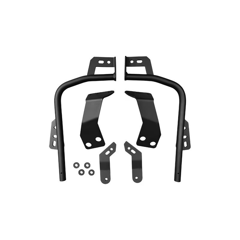 Aplicable para soporte de caja lateral SHAD, tres cajas de paquetes laterales retro, modificación de motocicleta, desmontaje rápido y marco lateral de acero al carbono no destructivo nacional