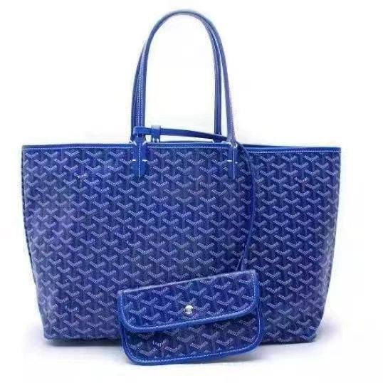 2025 новая блестящая сумка через плечо Goyard, тоут, сумка с зубчатым принтом, переносная хобо, шоппер